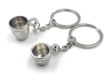 Coppia Di Tazze Love Argento