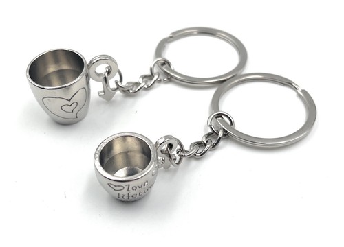 Coppia tazze love argento - tazze,