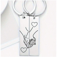 1 Coppia Di Portachiavi In