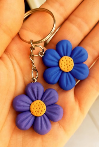 Portachiavi coppia fiori - coppia,