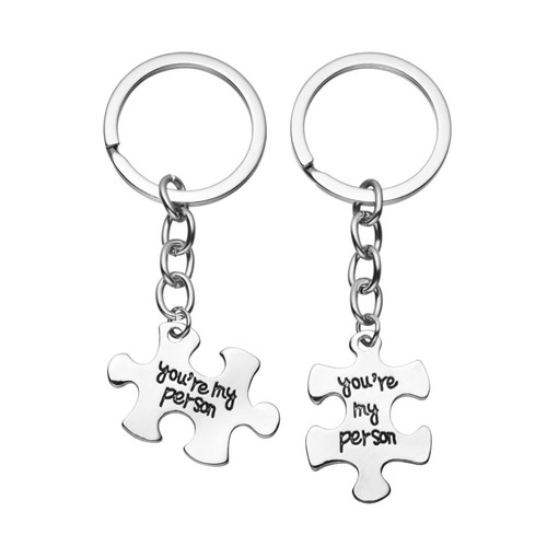 Portachiavi coppia puzzle - portachiavi, di